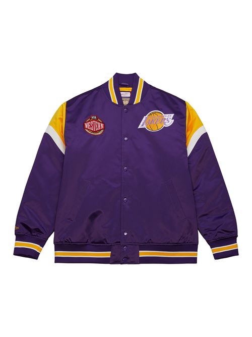 Mitchell&Ness NBA Heavyweight Satin Jacket Los Angeles Lakers Mitchell&Ness | OJBF5516LAKERS